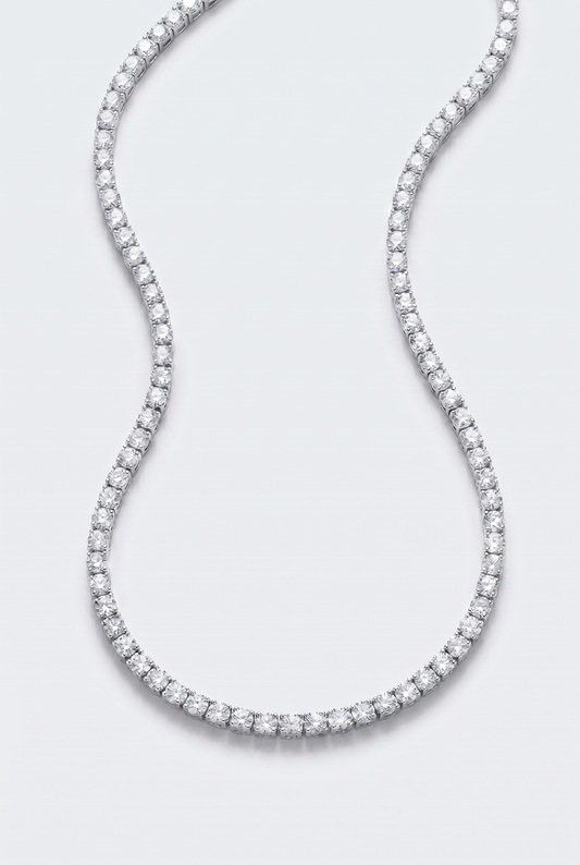 3mm Tennis Chain + Bracelet Set