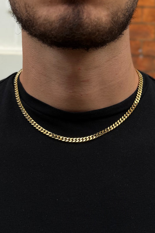 5mm Miami Cuban Chain - Gold