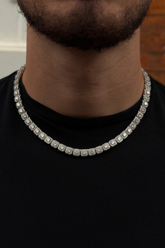 7mm Clustered Tennis Chain