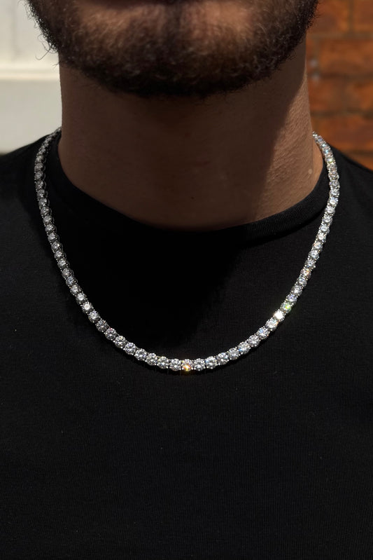 5mm Moissanite Tennis Chain