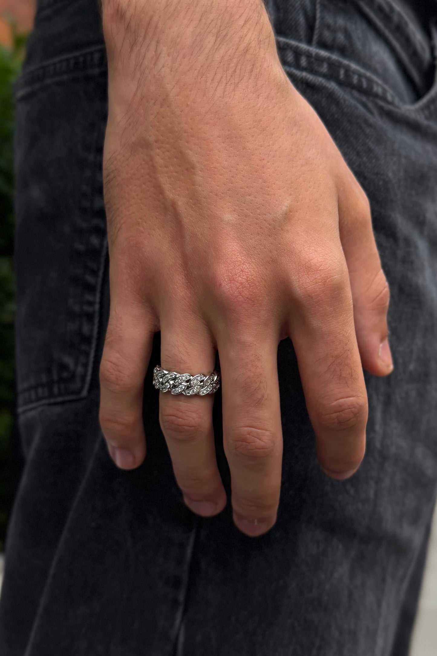 Iced Cuban Link Ring
