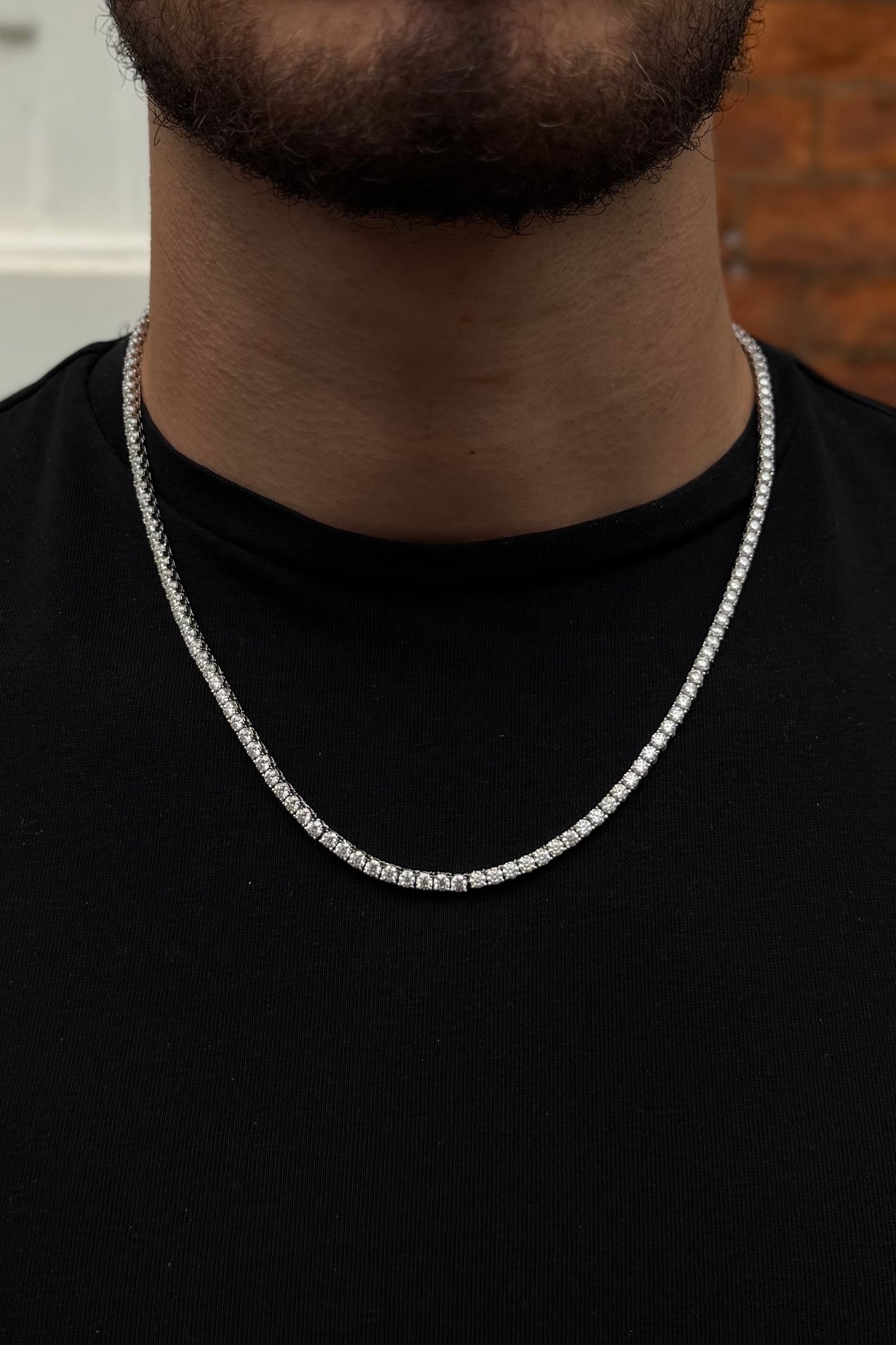 3mm Moissanite Tennis Chain