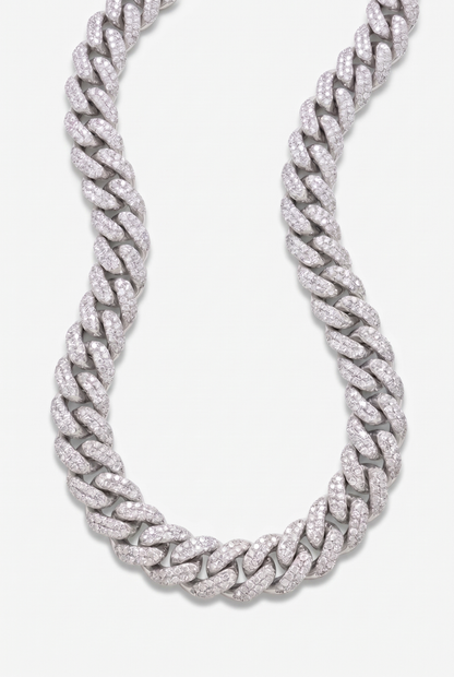 14mm Iced Prong Chain