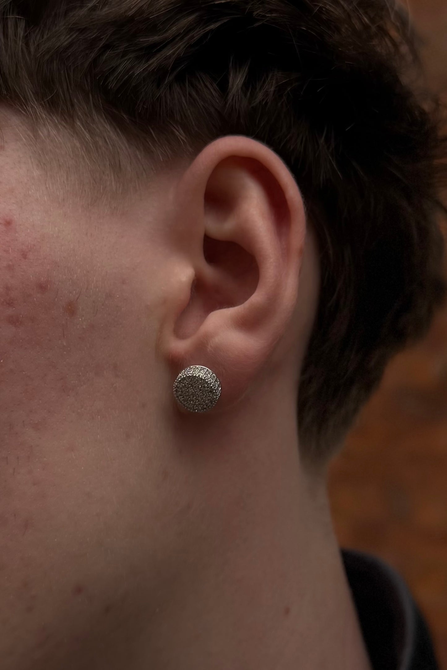 Micro Clustered Iced Stud Earrings