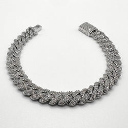 10mm Iced Prong Bracelet