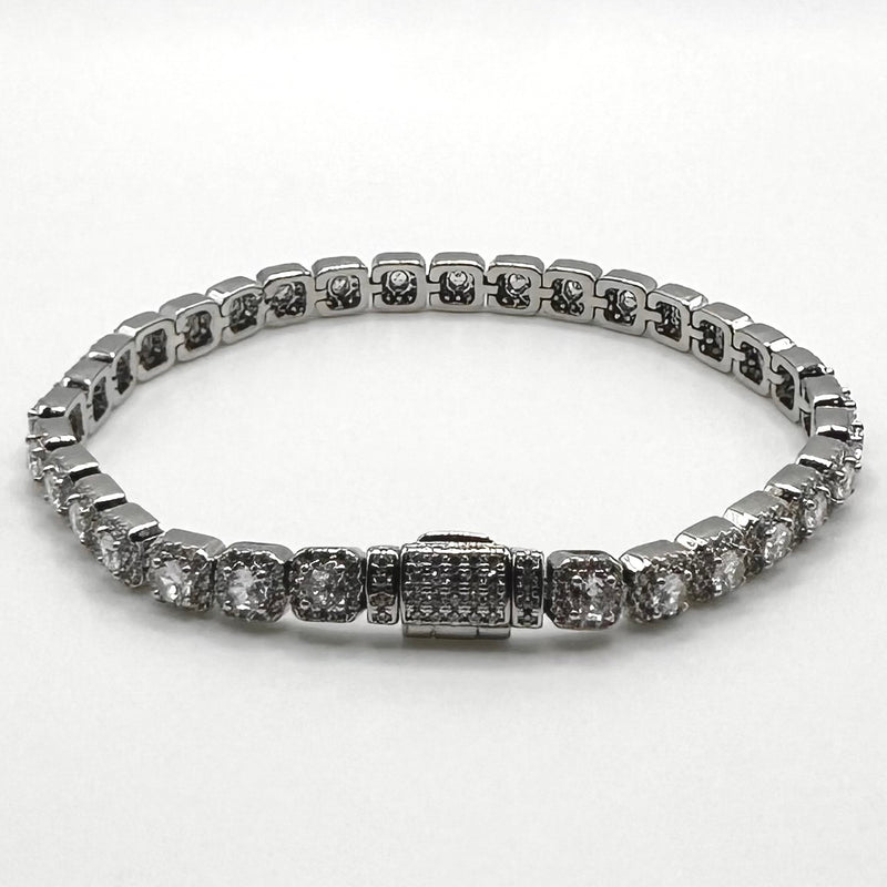 5mm Clustered Tennis Bracelet