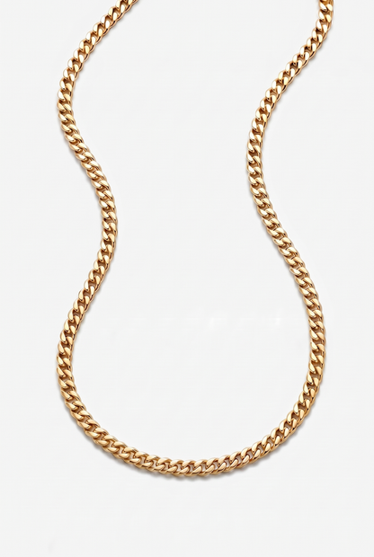 3mm Miami Cuban Chain - Gold