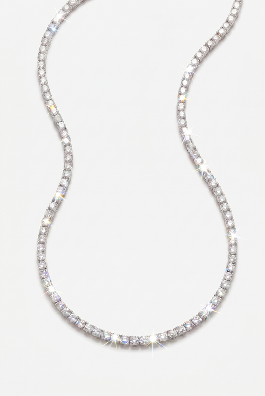3mm Moissanite Tennis Chain