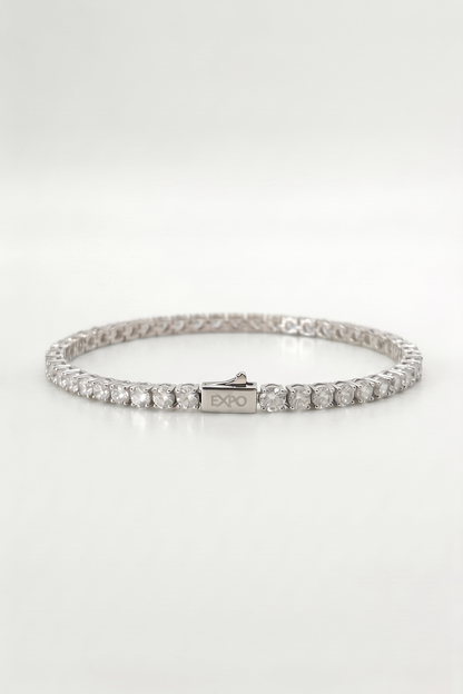 3mm Tennis Chain + Bracelet Set