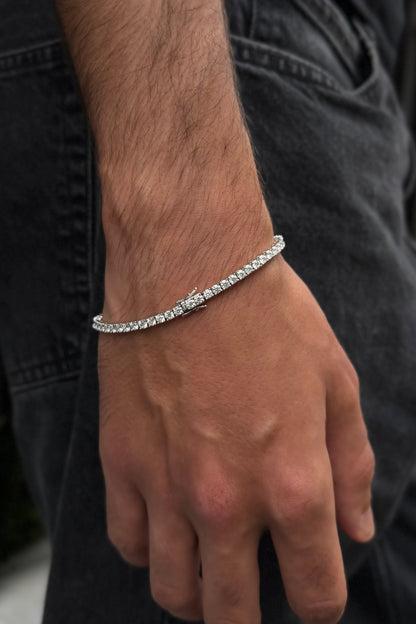 3mm Moissanite Tennis Bracelet