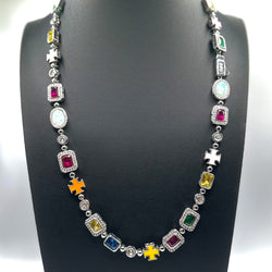 Multi Gemstone Chain