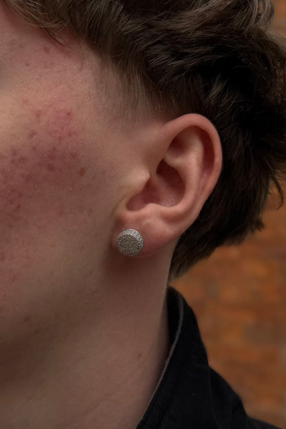 Micro Clustered Iced Stud Earrings