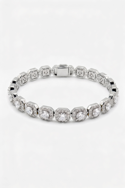 5mm Clustered Tennis Bracelet