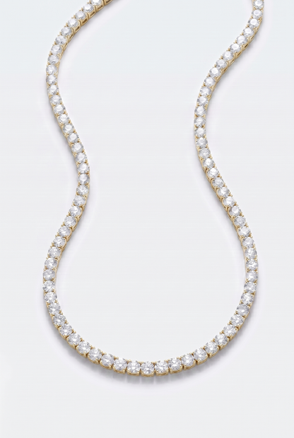 5mm Tennis Chain - Gold