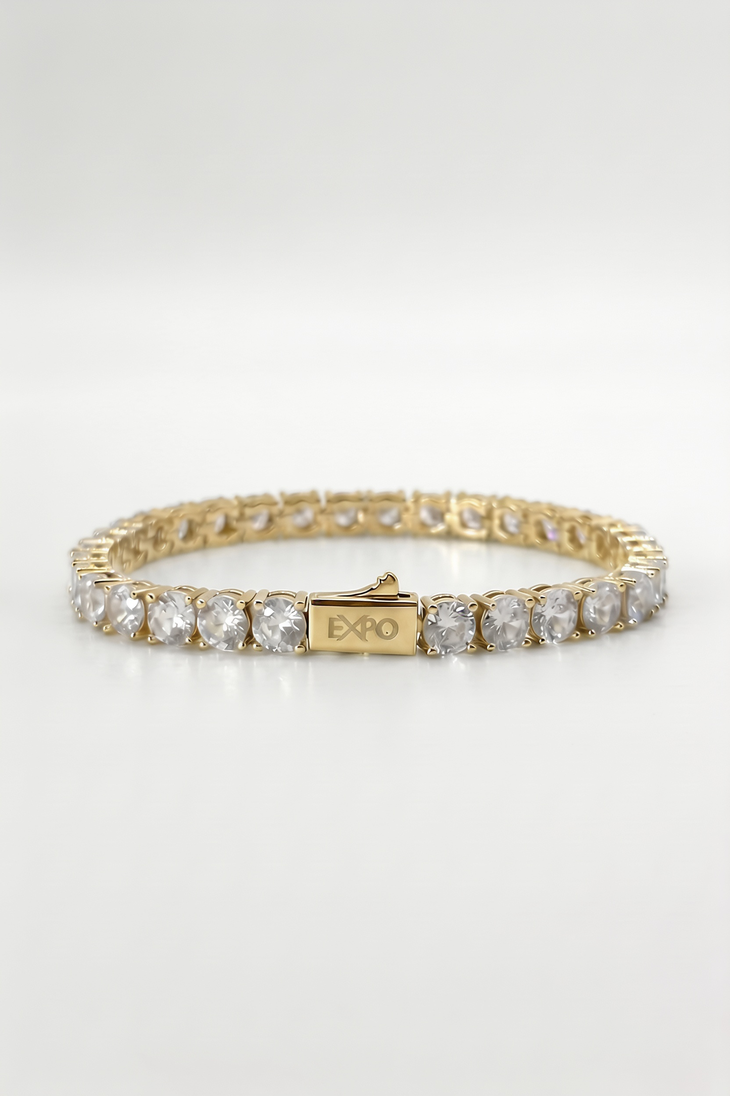 5mm Tennis Bracelet - Gold