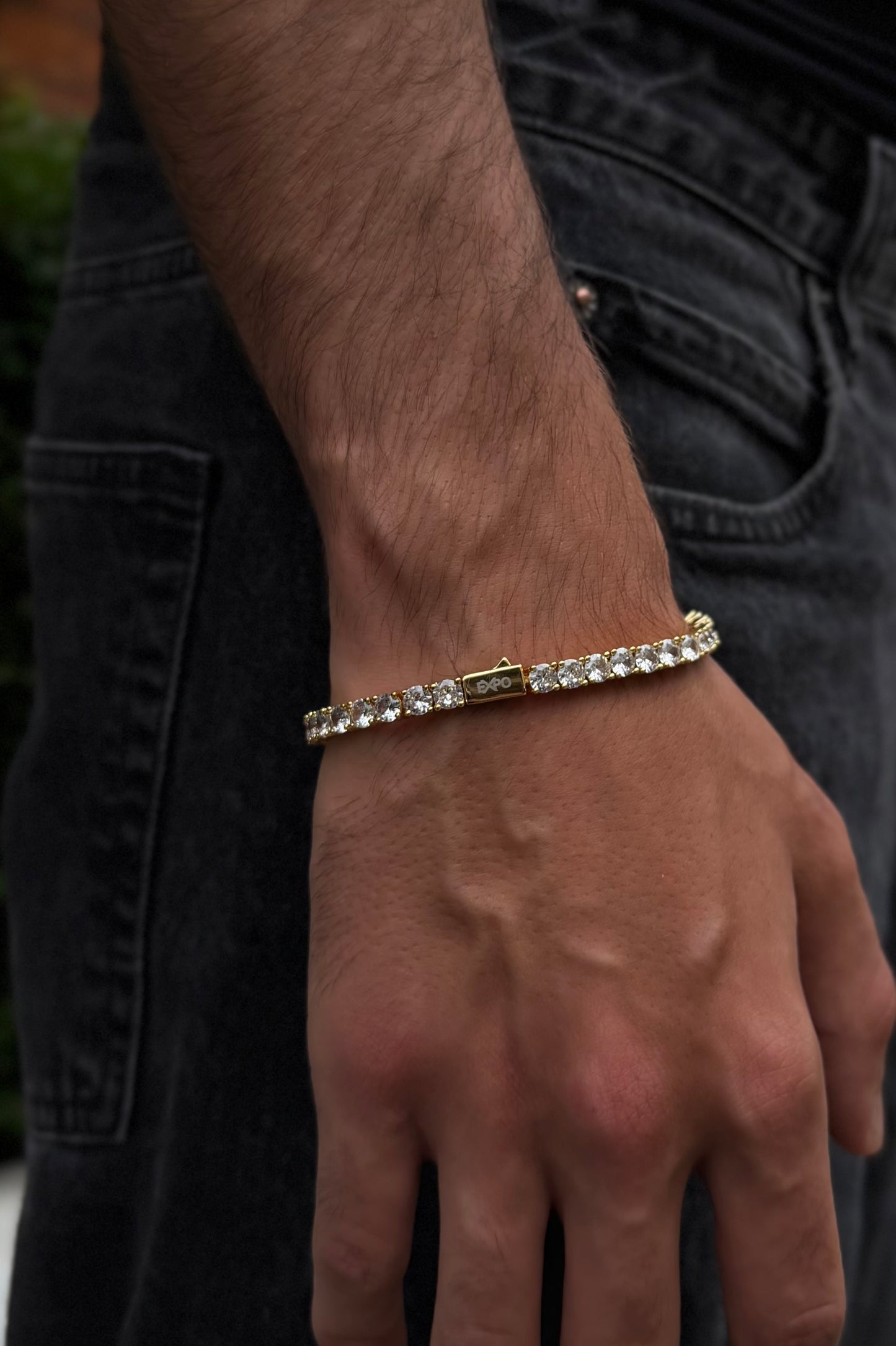 5mm Tennis Bracelet - Gold