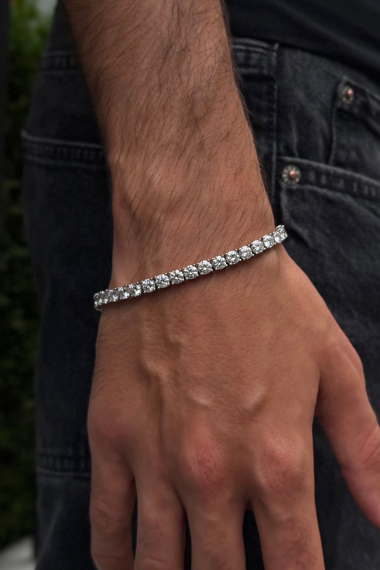 5mm Moissanite Tennis Bracelet