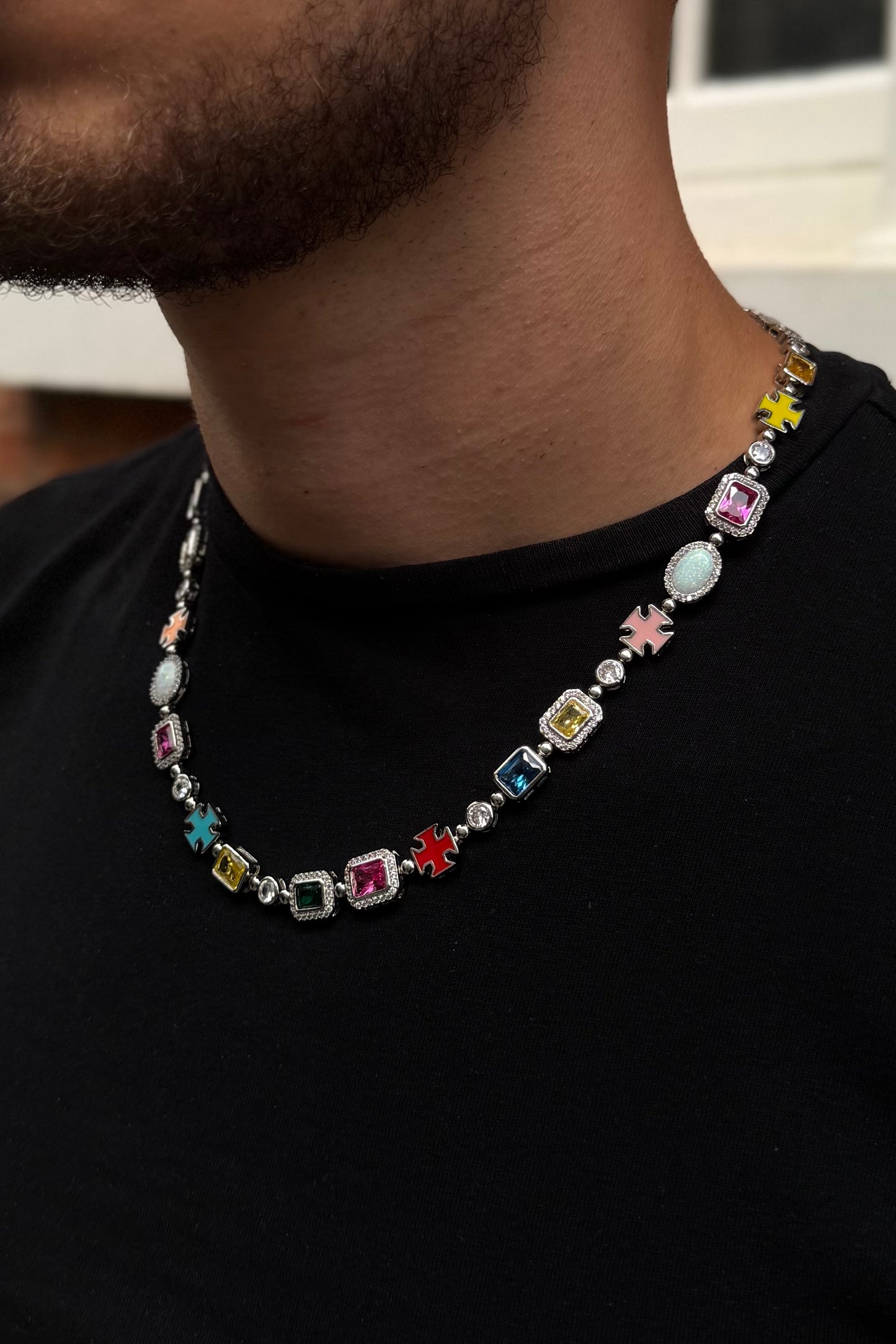 Multi Gemstone Chain