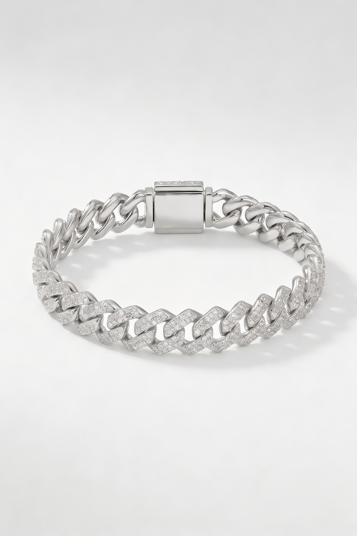 8mm Iced Prong Bracelet