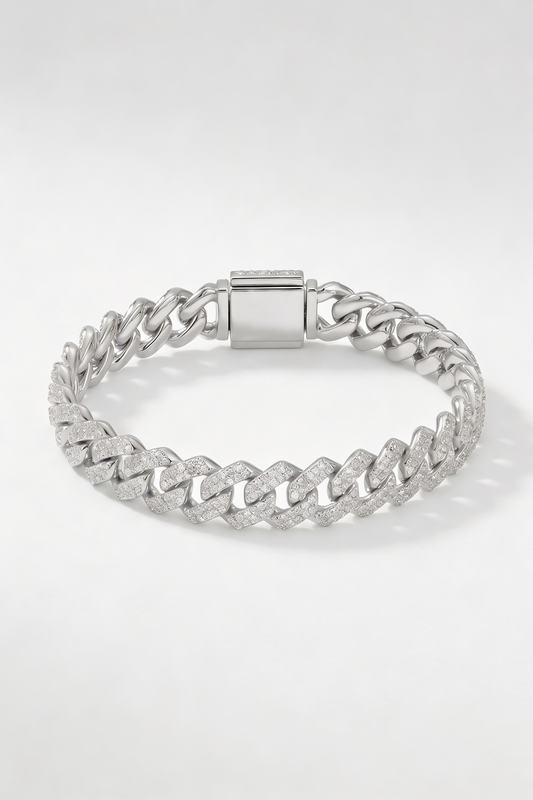 8mm Iced Prong Bracelet