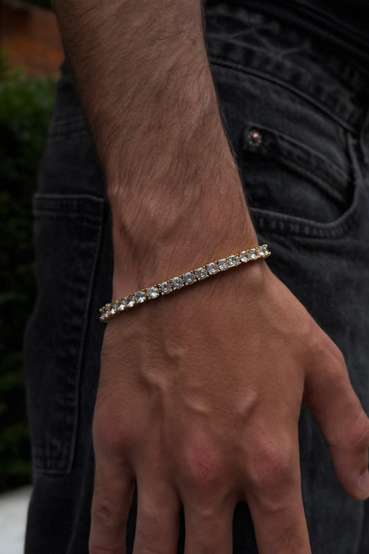 5mm Tennis Bracelet - Gold