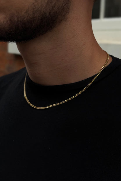 3mm Miami Cuban Chain - Gold