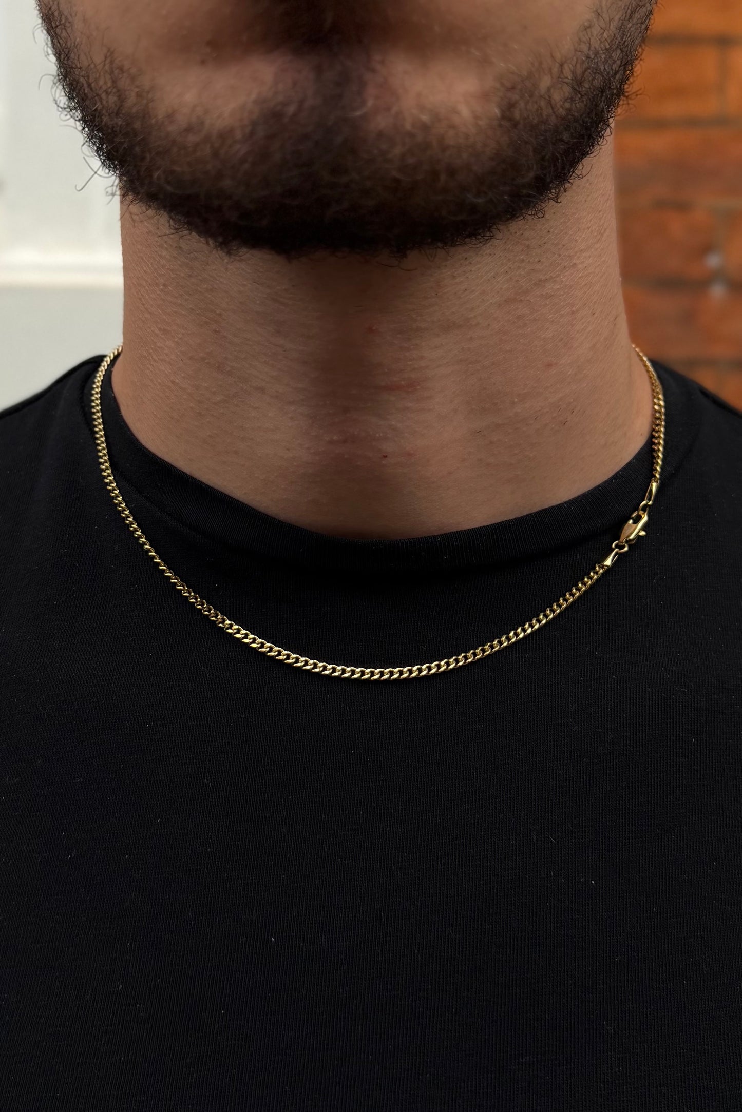 3mm Miami Cuban Chain - Gold