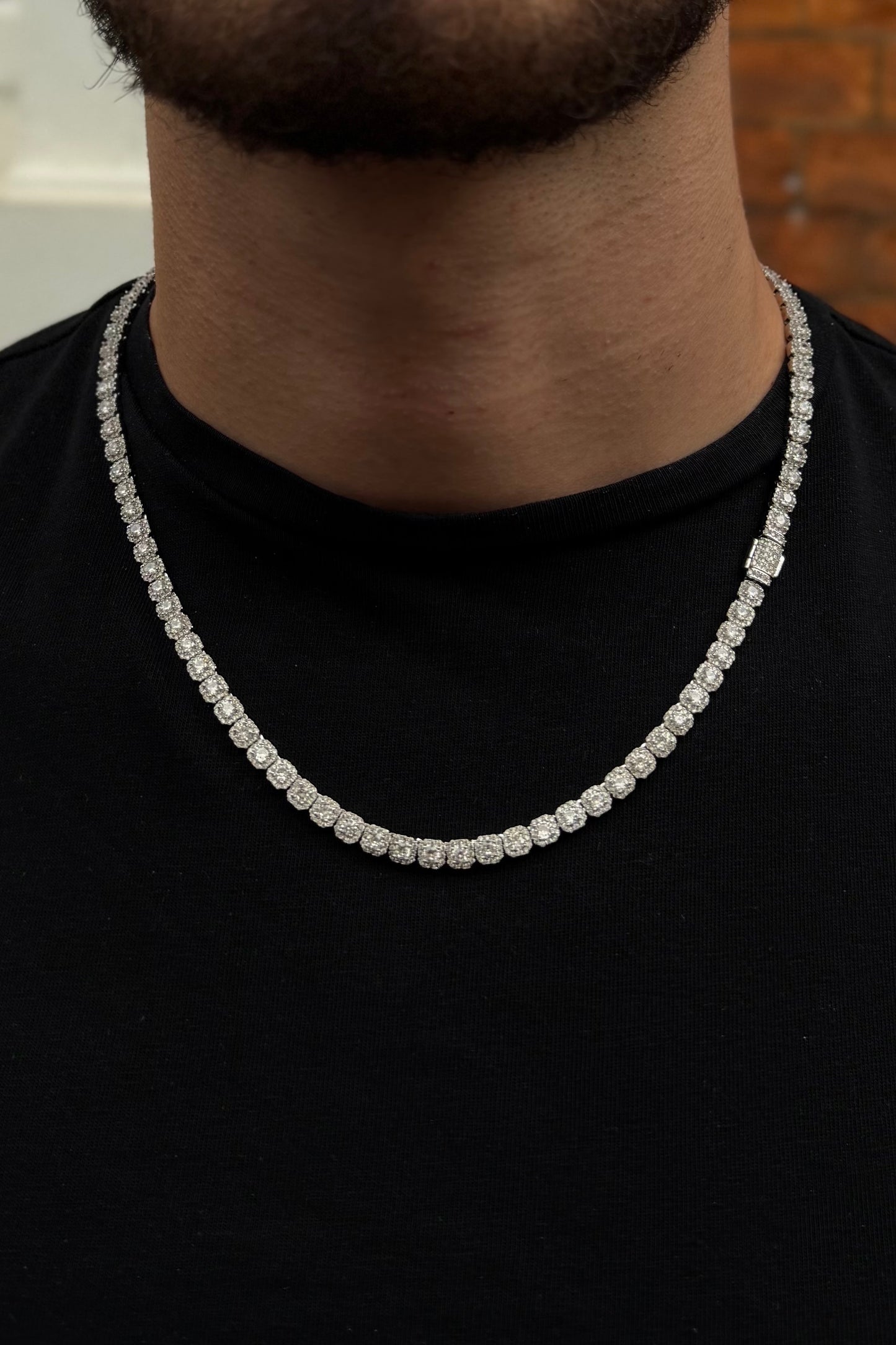 5mm Clustered Tennis Chain