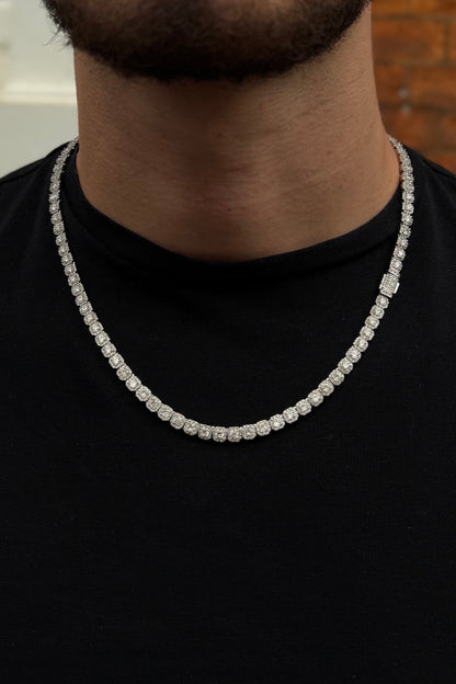 5mm Clustered Tennis Chain
