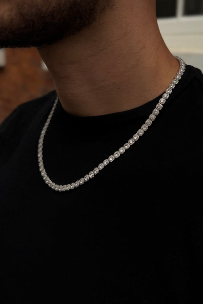 5mm Clustered Tennis Chain