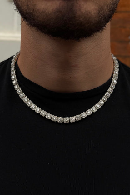 7mm Clustered Tennis Chain