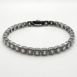 5mm Clustered Tennis Bracelet