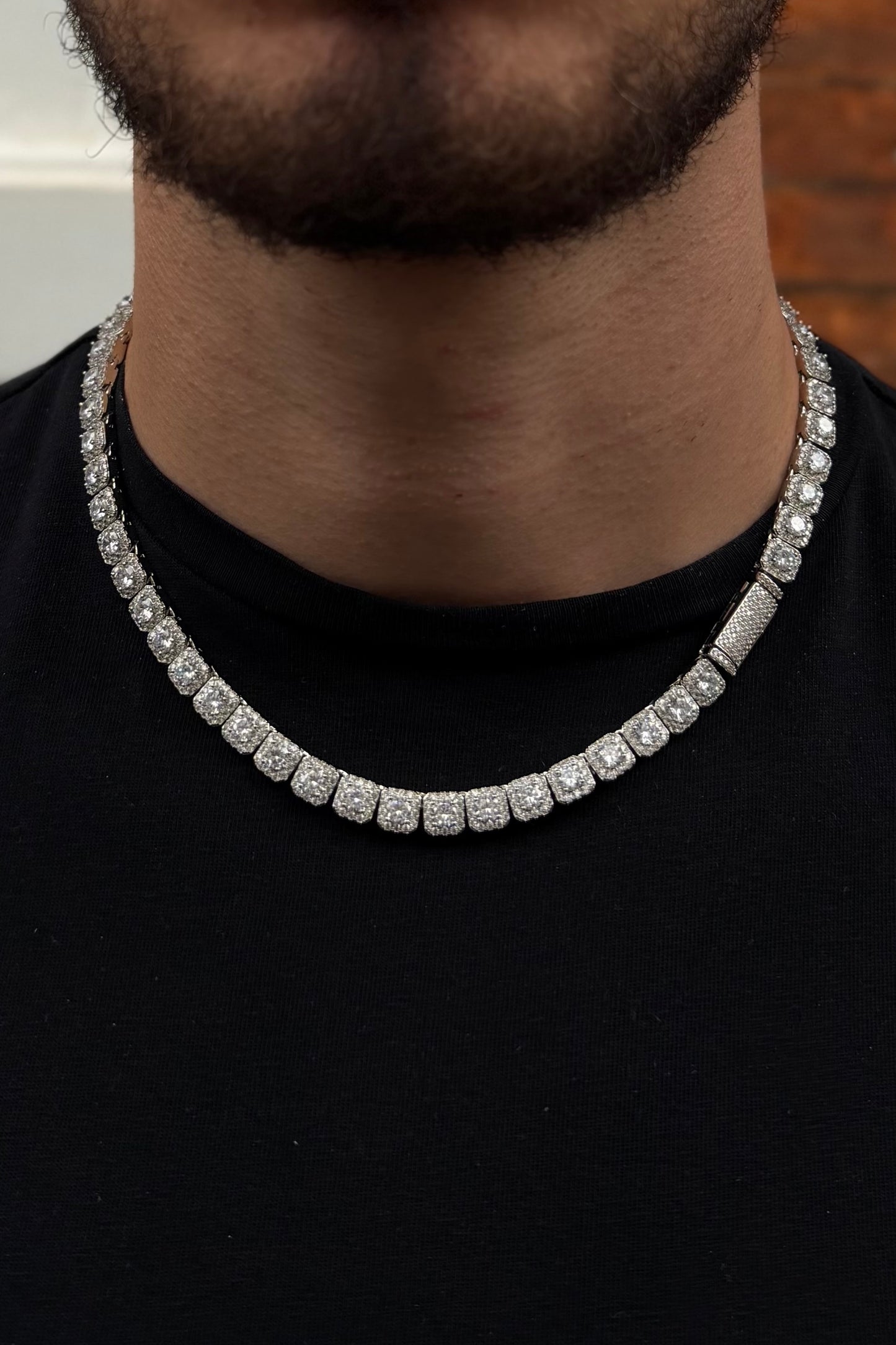 7mm Clustered Tennis Chain