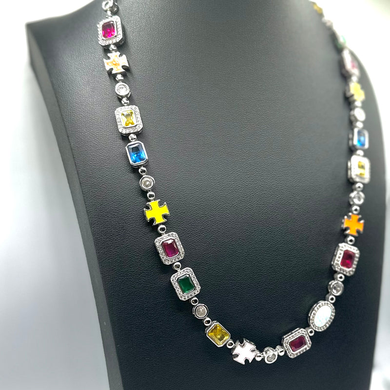 Multi Gemstone Chain