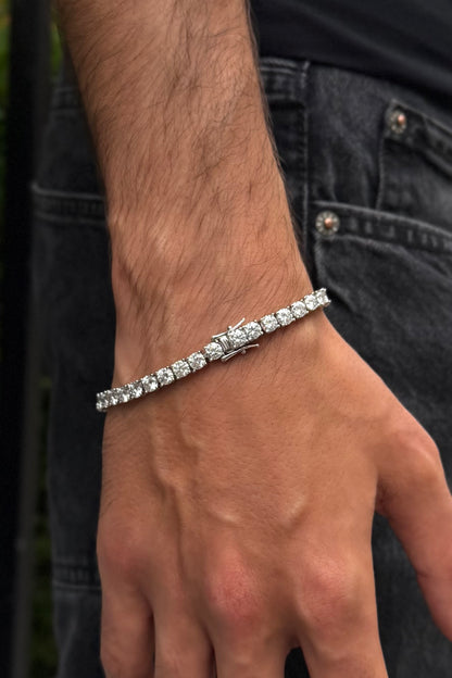 5mm Moissanite Tennis Bracelet