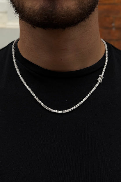 3mm Moissanite Tennis Chain