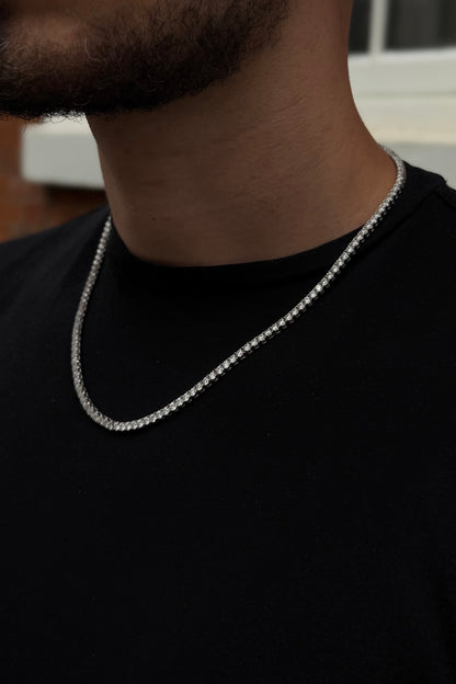 3mm Moissanite Tennis Chain