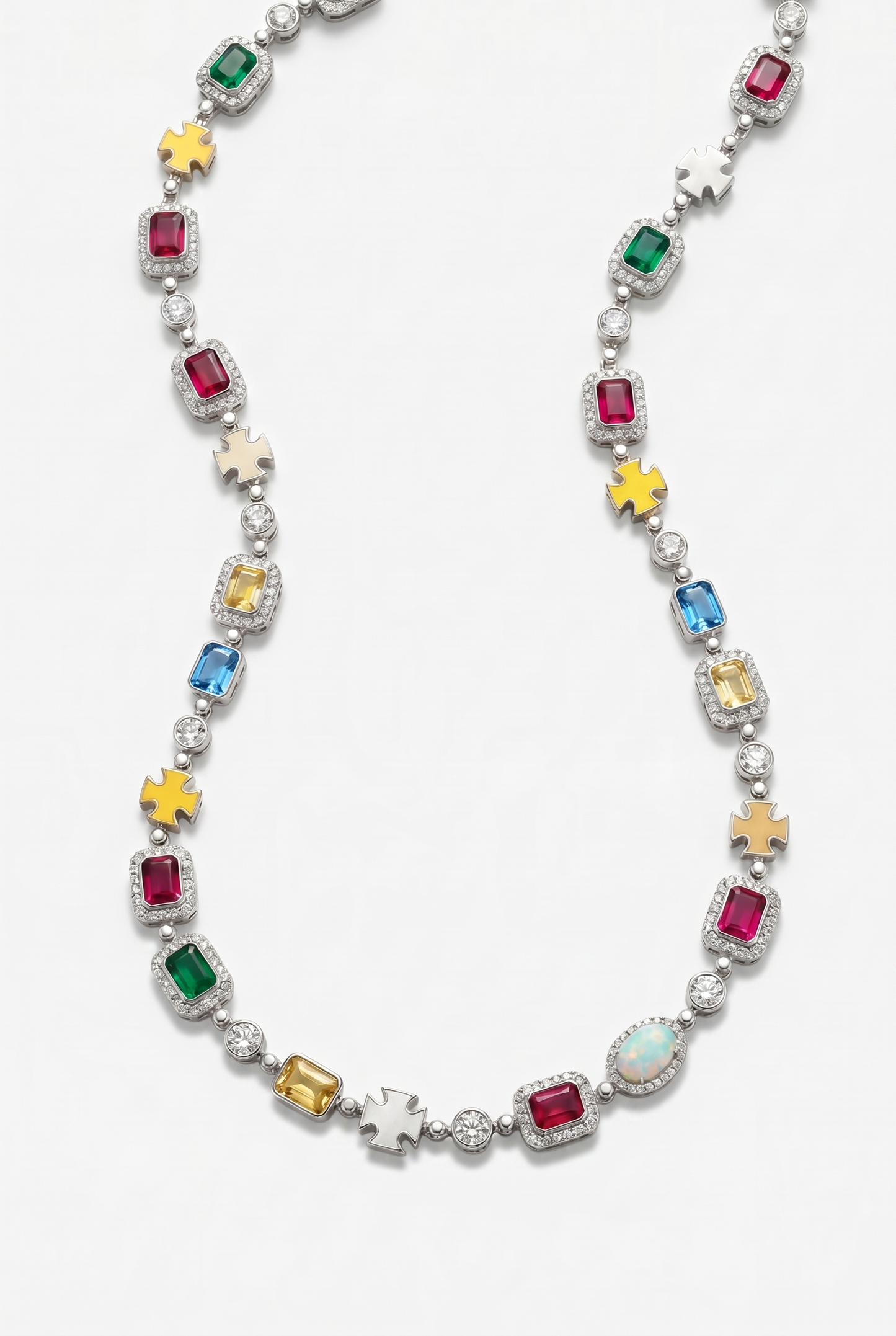 Multi Gemstone Chain