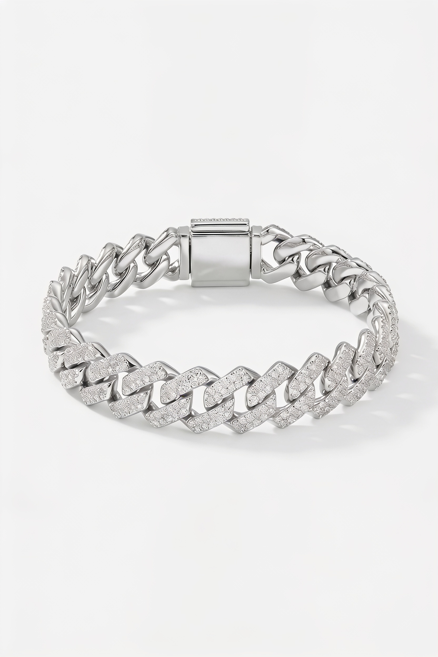 10mm Iced Prong Bracelet