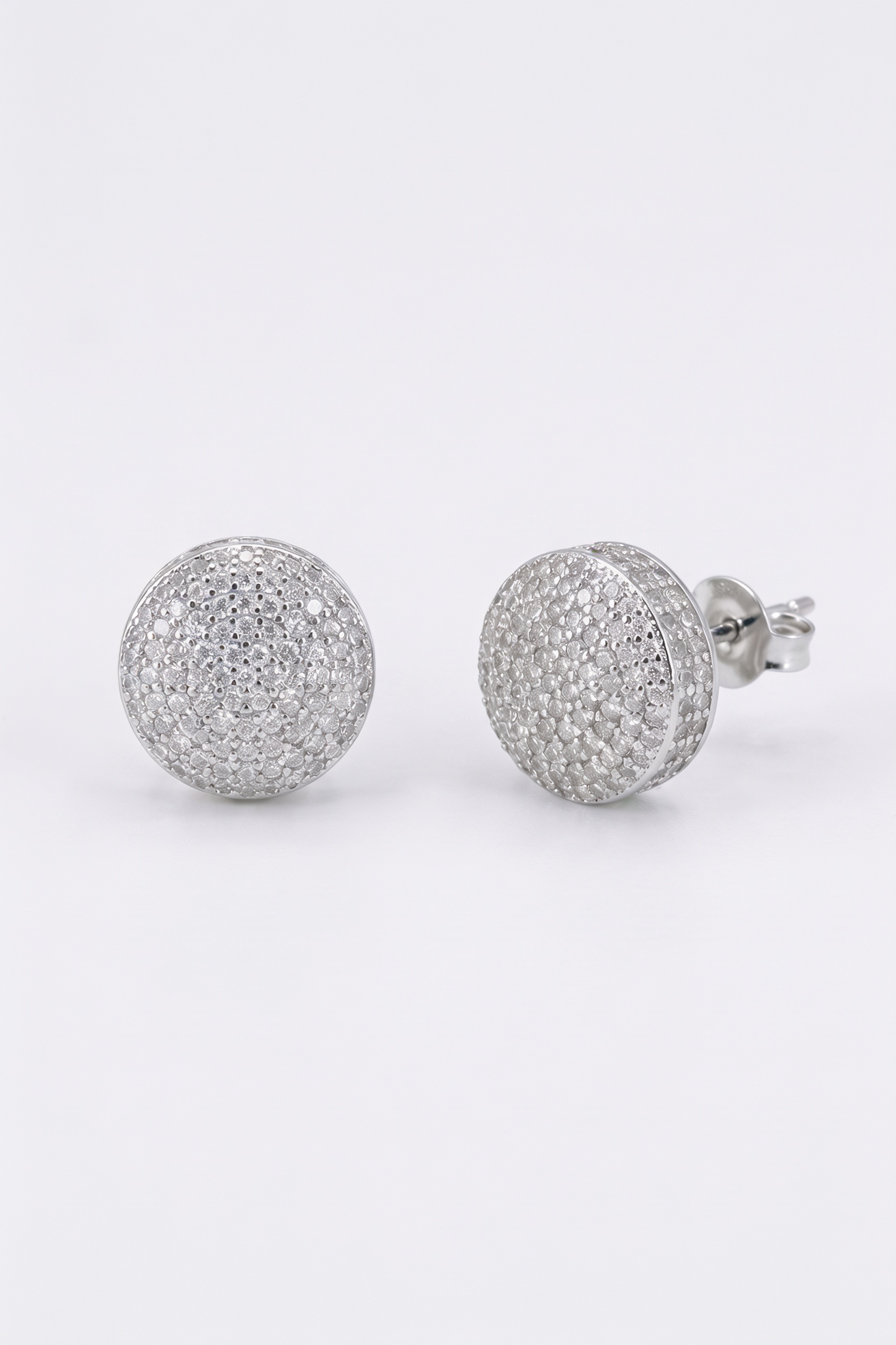 Micro Clustered Iced Stud Earrings