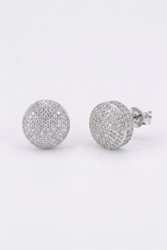 Micro Clustered Iced Stud Earrings