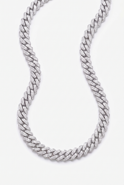 10mm Iced Prong Chain
