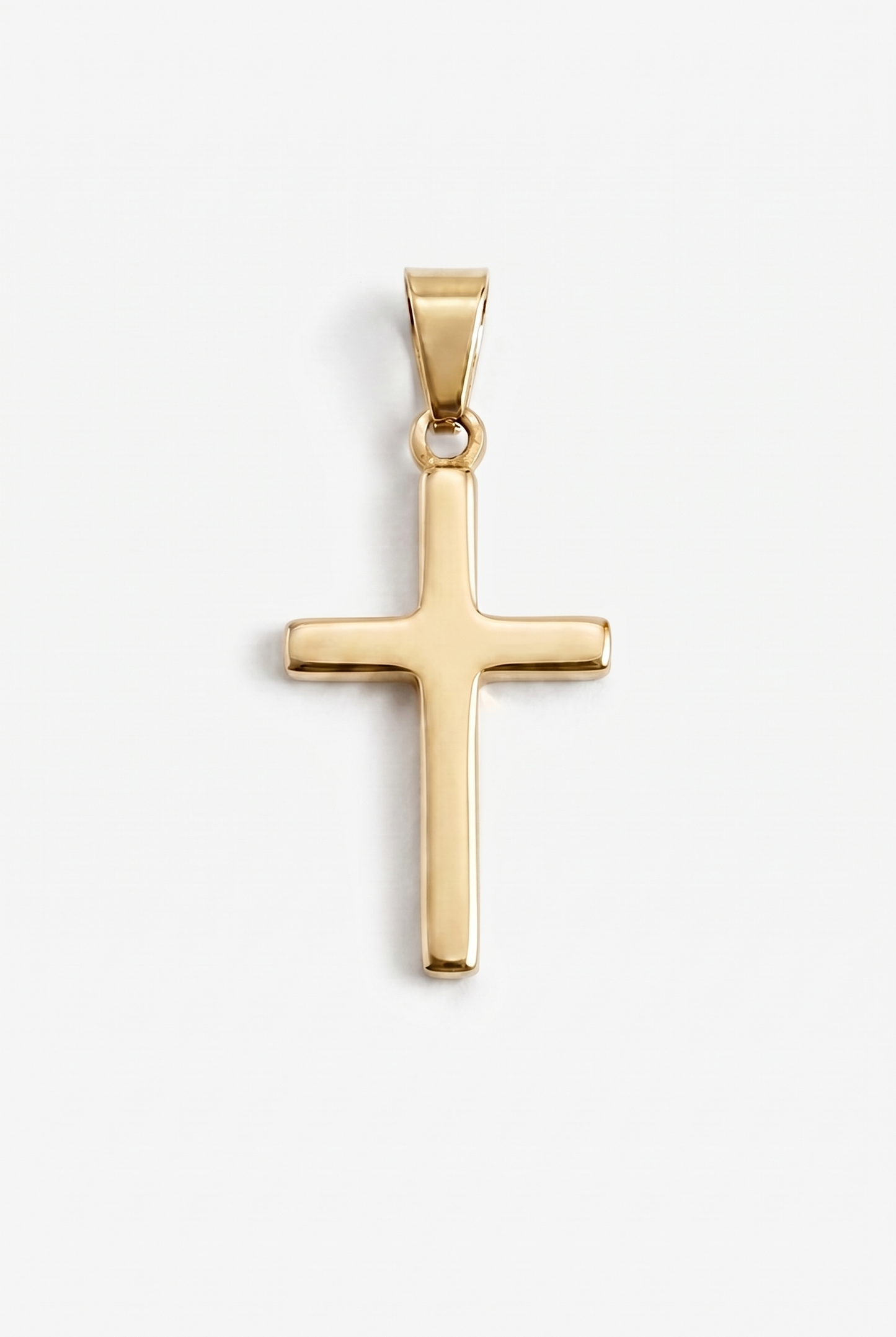 Plain Cross Pendant - Gold
